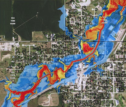 Floodplain map