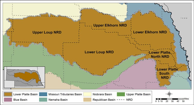 Lower PLatte Basin Map