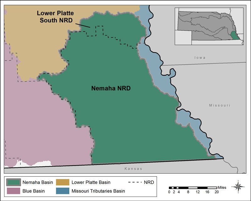 Nemaha Basin Map