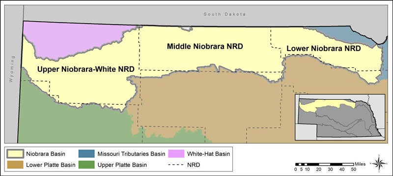 Niobrara River Basin Map