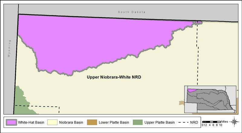 White Hat River Basin Map