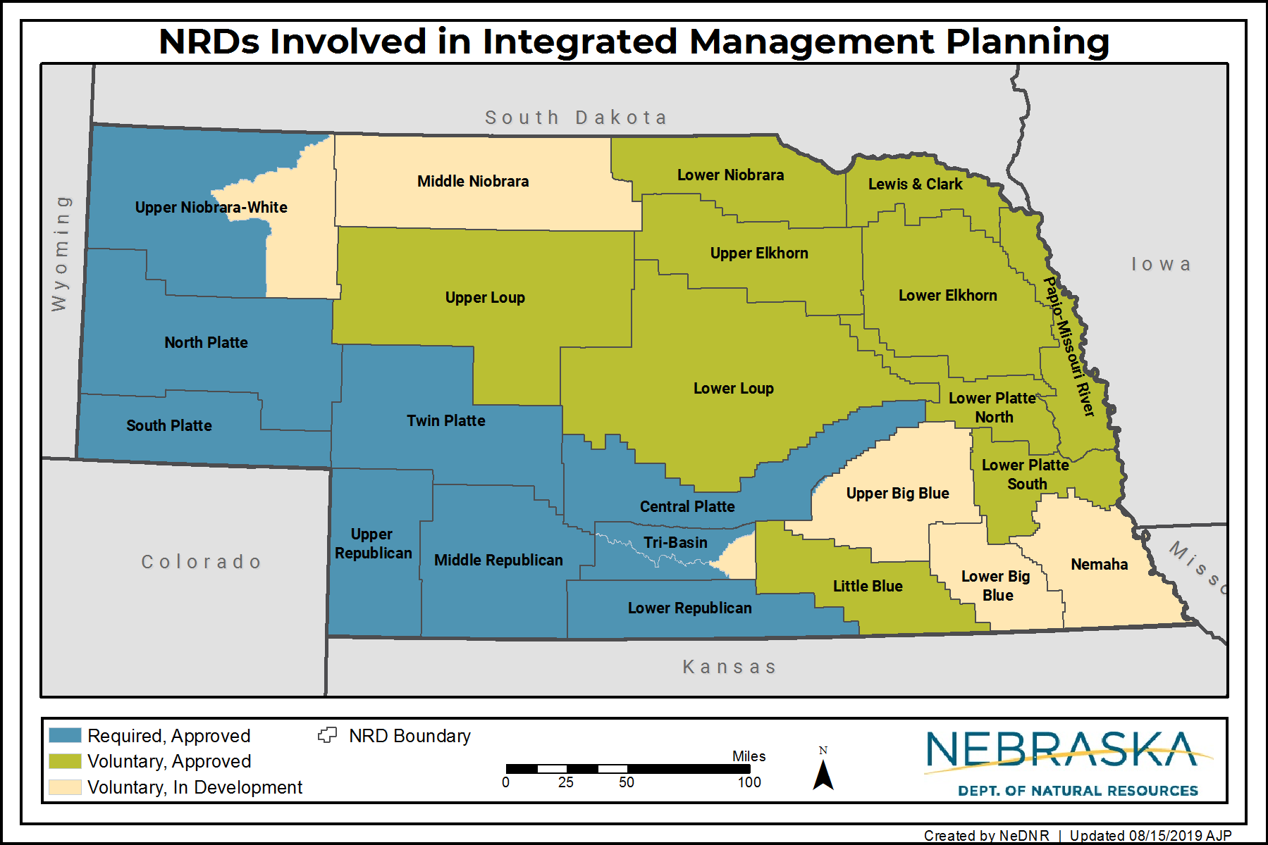 Approved Water Management Plans Department of Natural Resources