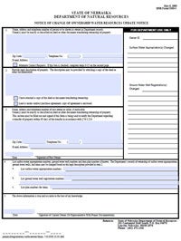 change of ownership form