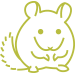 green rodent icon