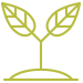 small green plant icon