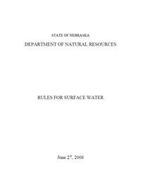 Surface water rules cover