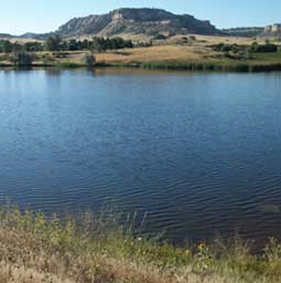 Image of dam with water