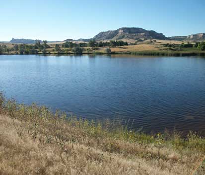 Image of dam with water